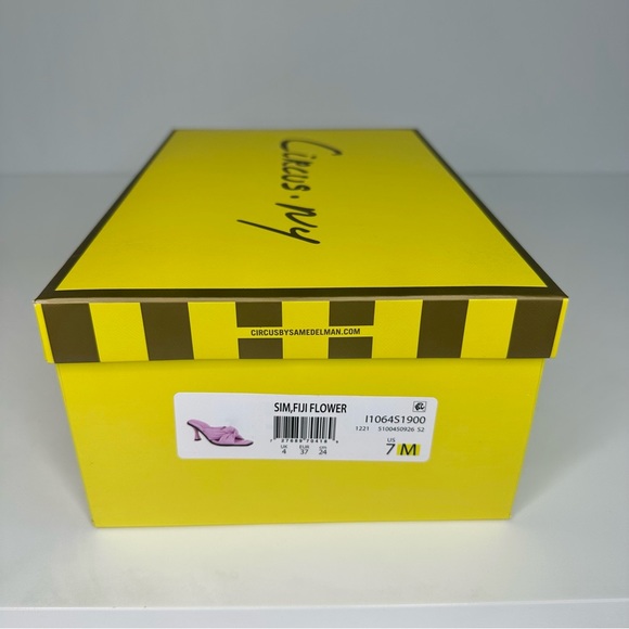 Circus Sam Edelman Sim Pink Square Toe Heel Sandal - Picture 15 of 15